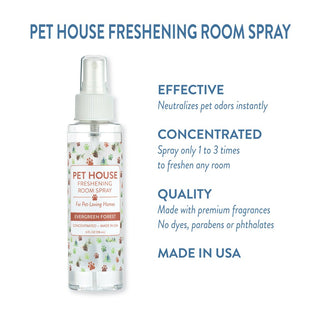 One Fur All Pet House Room Spray - Evergreen