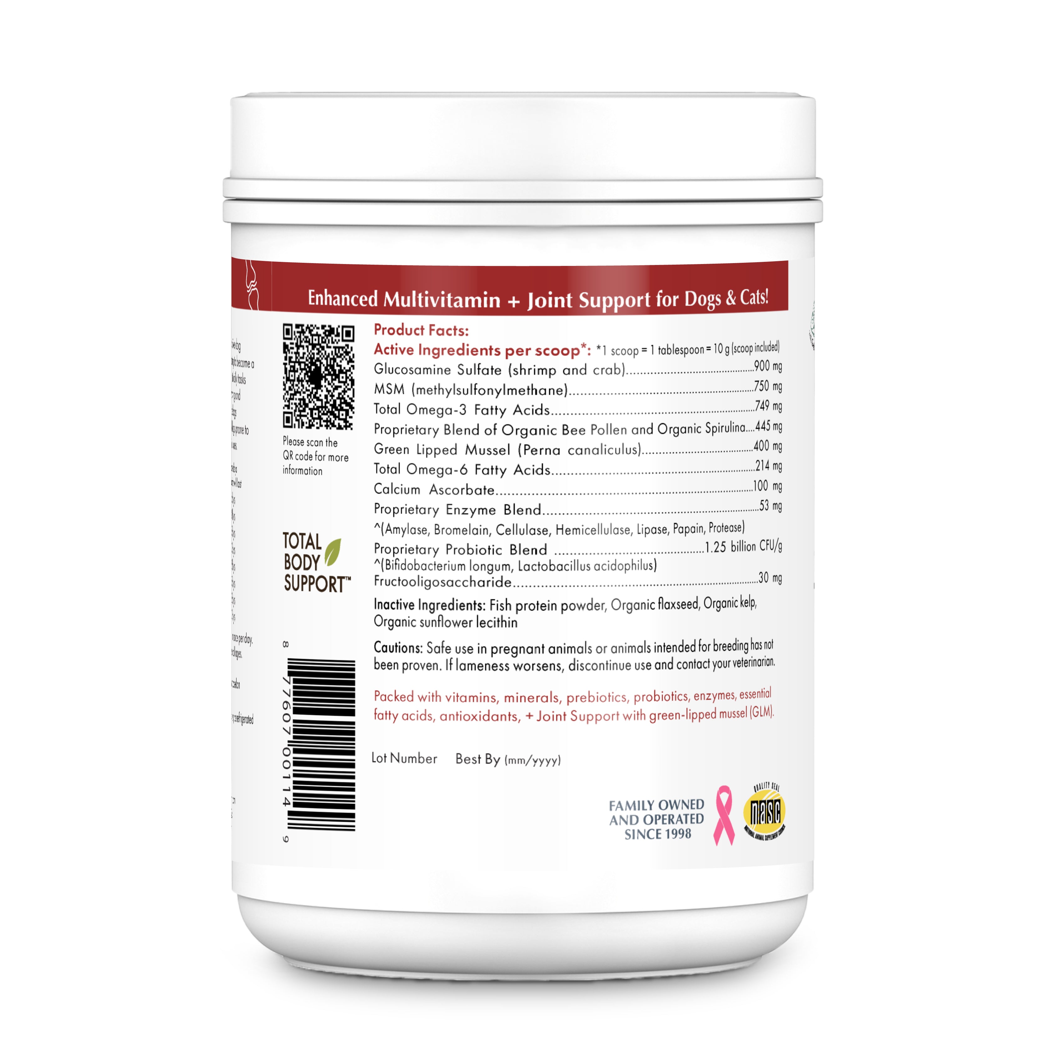 Wholistic Pet Organics Joint Mobility GLM
