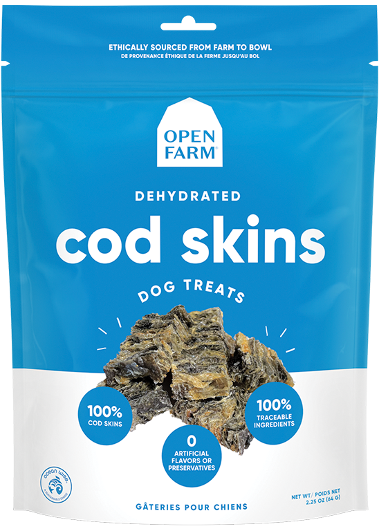 Open Farm Dehydrated Cod Skin Treat
