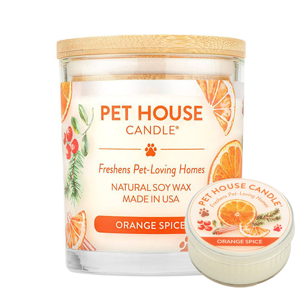 One Fur All Pet House Candle - Orange Spice