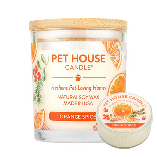 One Fur All Pet House Candle - Orange Spice