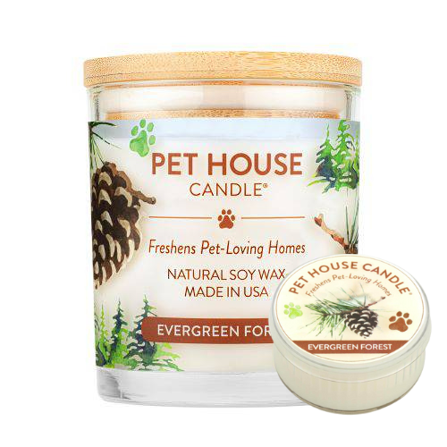 One Fur All Pet House Candle - Evergreen Forest