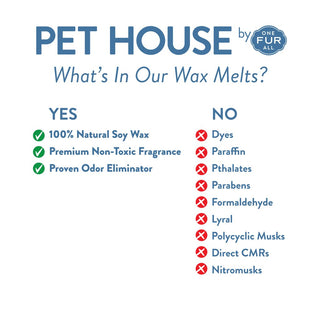 One Fur All Pet House Wax Melt - Lavender Green Tea
