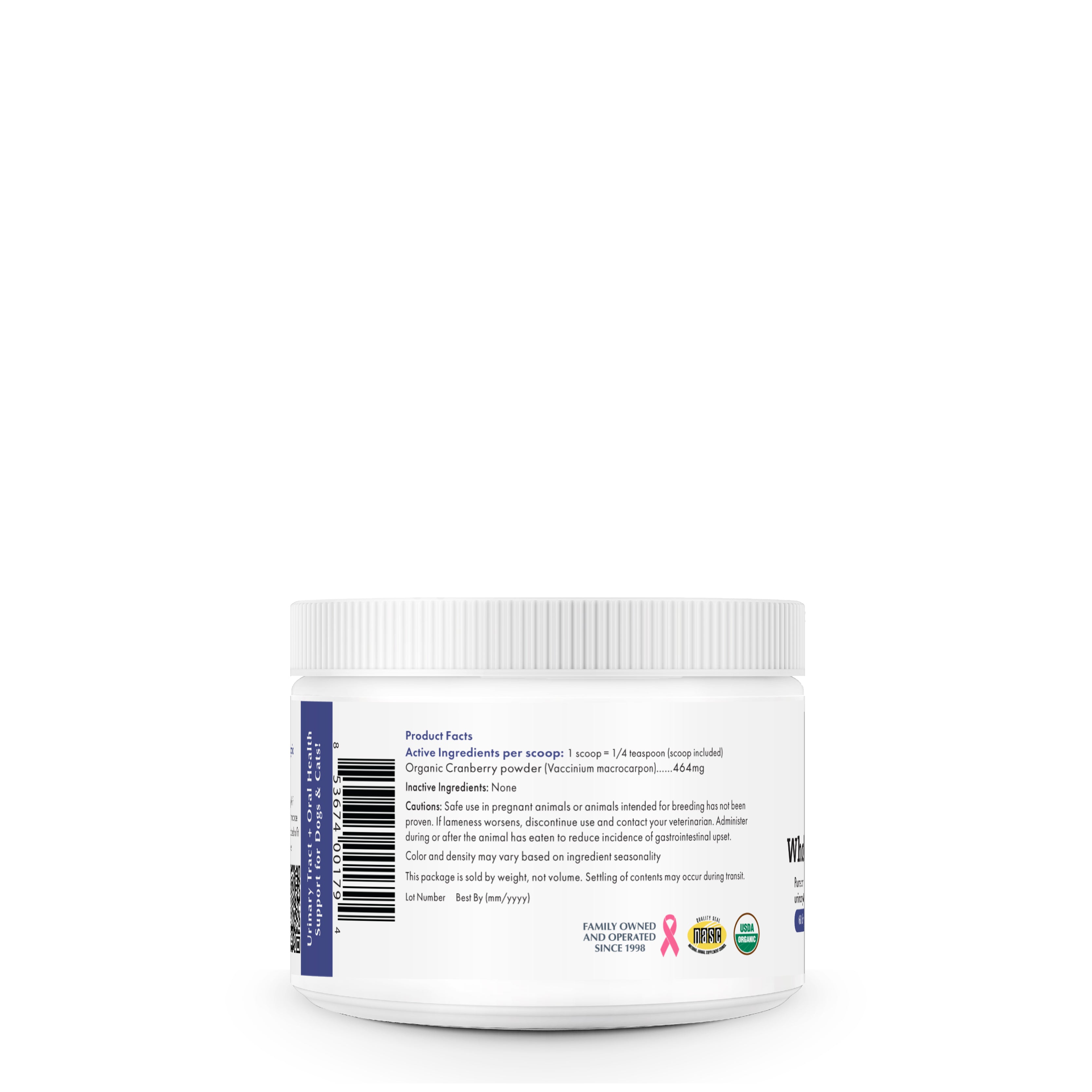 Wholistic Pet Organics WholeCran Intense 1 oz
