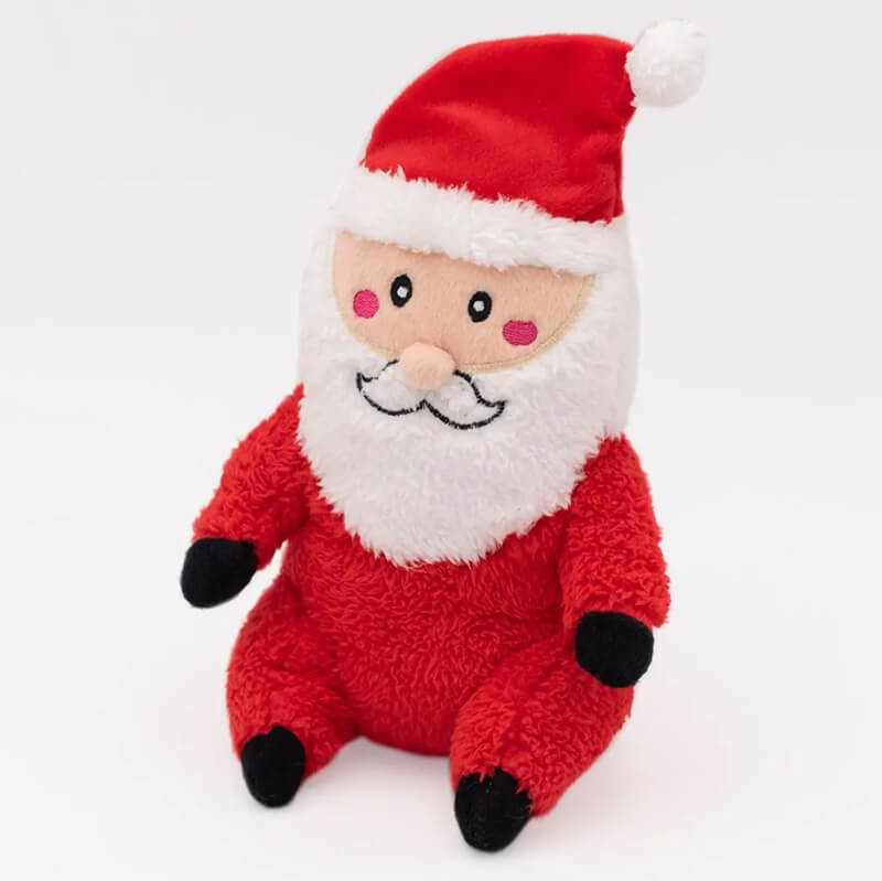 Zippy Paws Holiday Cheeky Chums Santa