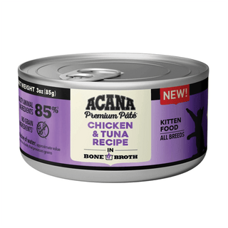 Acana Cat Premium Pate Tuna & Chicken in Bone Broth Kitten Recipe