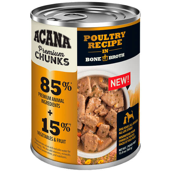 Acana Premium Chunks Poultry Recipe in Bone Broth