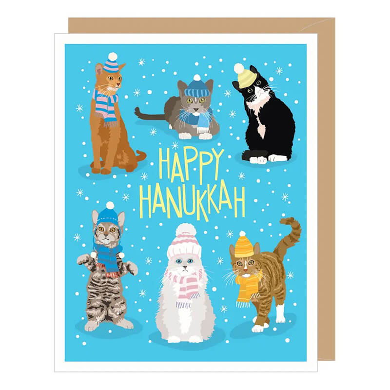 Apartment 2 Cards Hanukkah Cats Card
