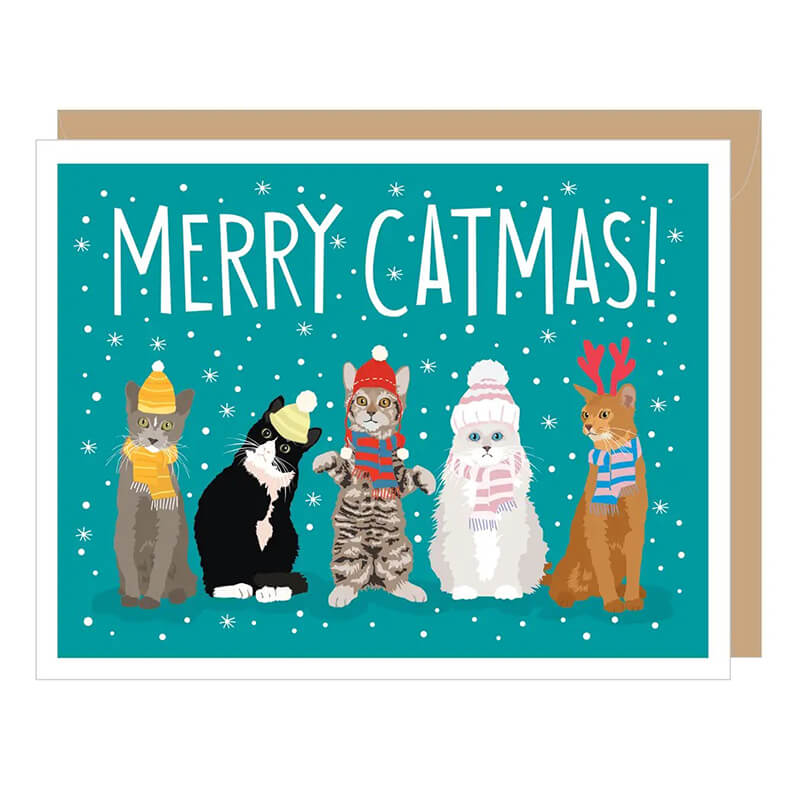 Apartment 2 Cards Merry Catmas Christmas Card