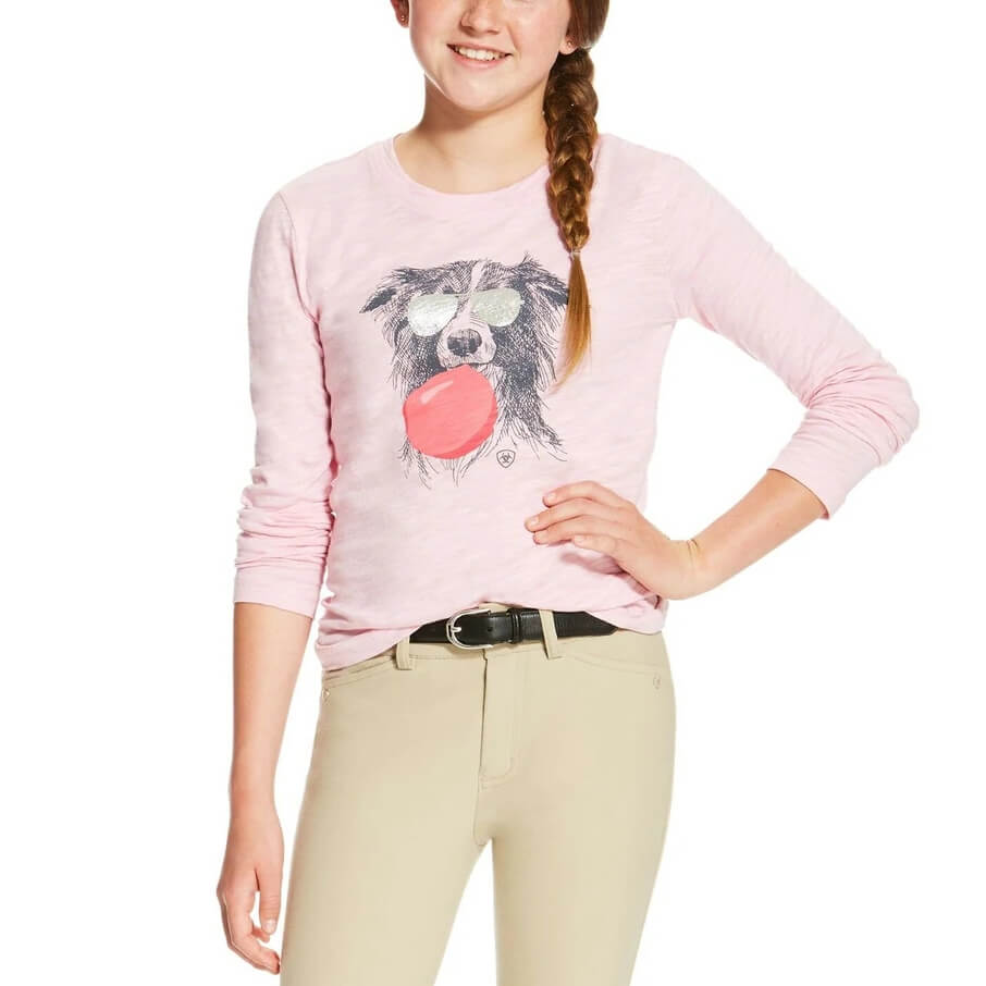 Ariat Girl's Bubblegum Graphic Tee Blossom