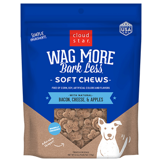 Wag More Soft & Chewy Bacon, Cheese & Apple 6 oz