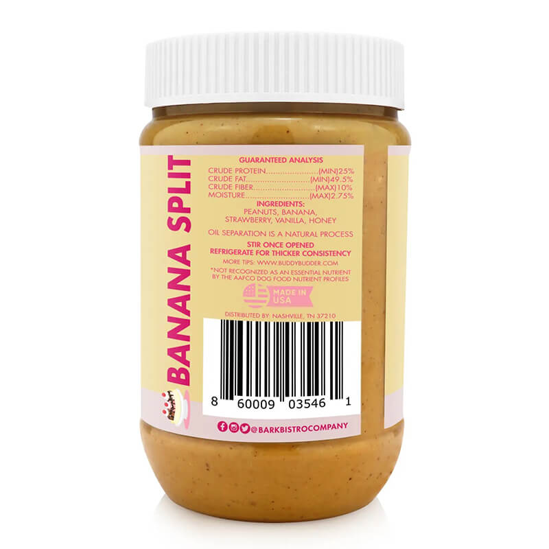 Bark Bistro Buddy Budder Banana Split