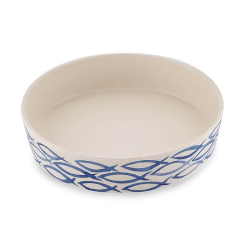Beco Printed Bamboo Cat Bowl