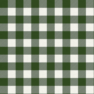 Bibby Bubby Bandana - Green Buffalo Check