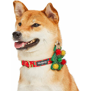 Blueberry Pet Christmas Tree Collar