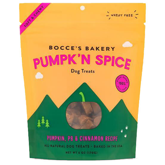 Bocce's Bakery Pumpk'n Spice Soft & Chewy Treats