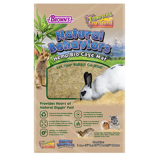 Brown's Tropical Carnival Natural Behaviors Bio Cage Mat