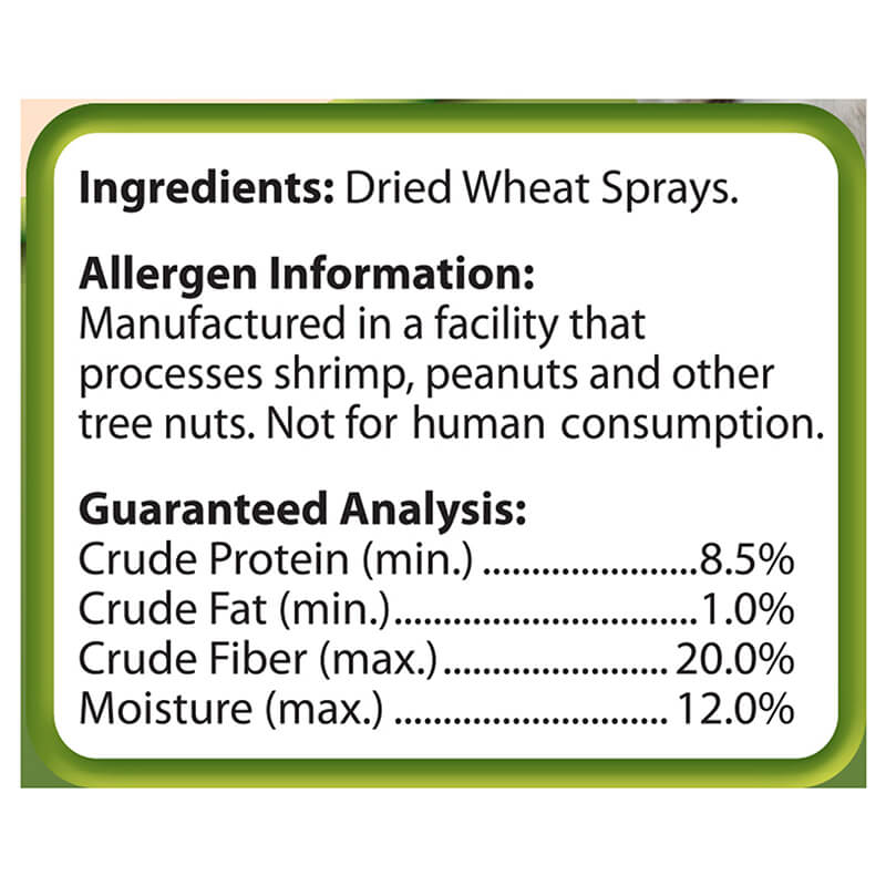 Brown's Tropical Carnival Wheat Sprays Foraging Treat