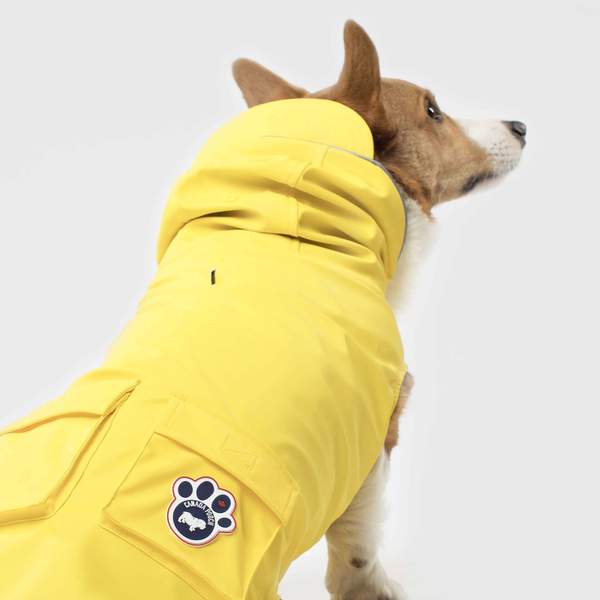 Canada Pooch Tracker Yellow Raincoat