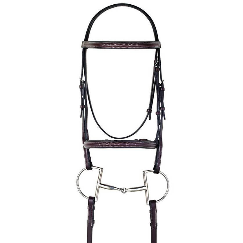 Camelot Gold Fancy Raised bridle