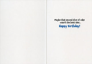 Avanti Birthday Card - Cat Stuck in Pet Door