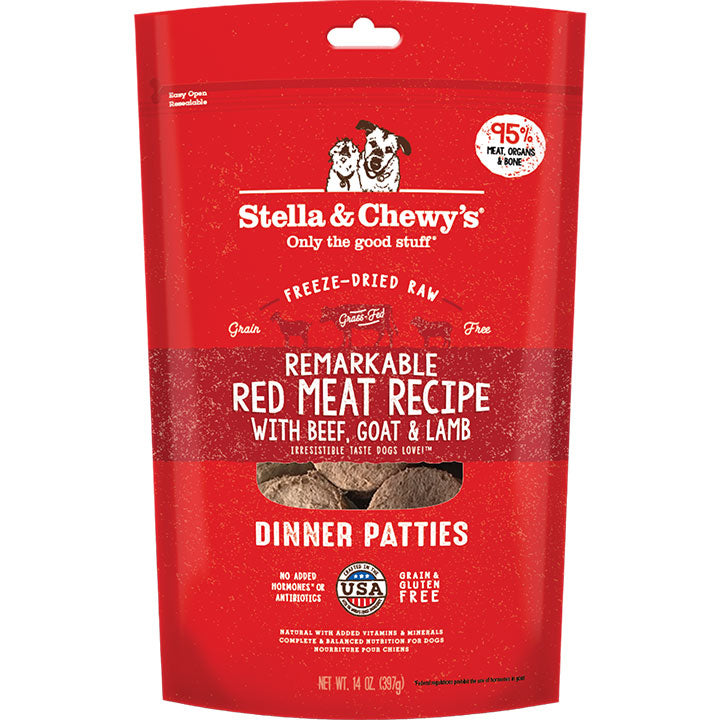 Stella & Chewy's Freeze-Dried Patties Red Meat