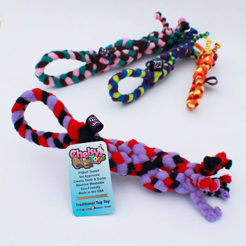 Chelsy's Toys Upcycled Traditional Tug Toy
