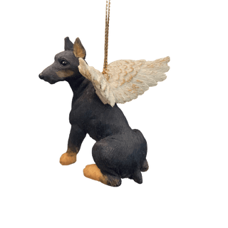 Christmas Guardian Angel- Doberman