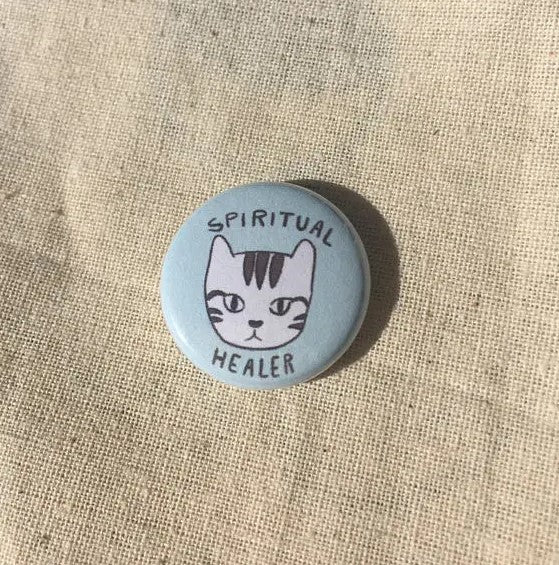 Beth Spencer Spiritual Healer Tabby Pin
