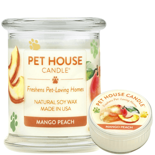 One Fur All Pet House Candle - Mango Peach