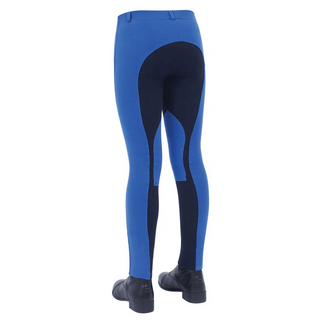 Dublin Childs Supa-Fit Euro Seat Pull On Stirrup Jodphurs Blue/Navy back