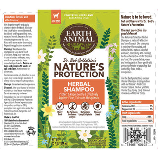 Earth Animal Nature's Protection Herbal Flea & Tick Shampoo