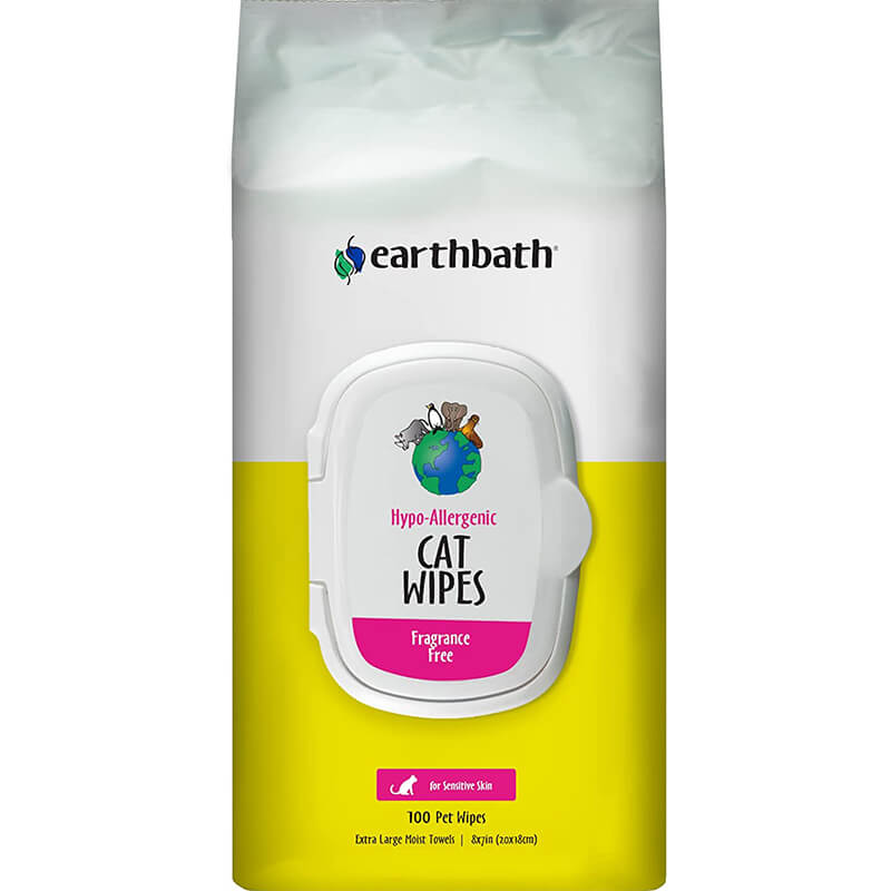 EarthBath Hypoallergenic Grooming Cat Wipes