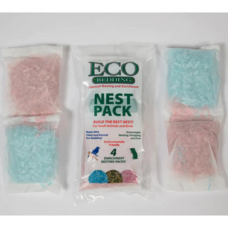 Eco Bedding Forage & Enrichment Nest Pack 4-Pack