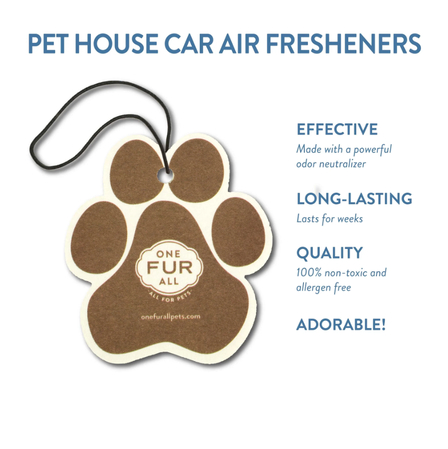 One Fur All Pet House Car Air Fresheners Evergreen Forest