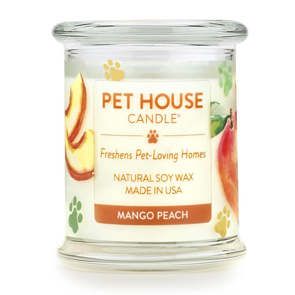 One Fur All Pet House Candle - Mango Peach