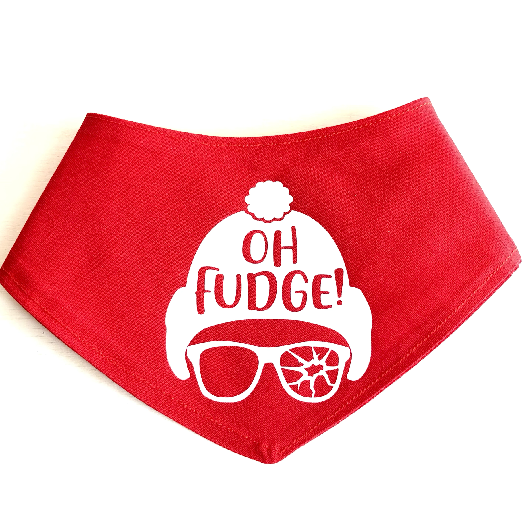 Three Fluffy Tails A Christmas Story, Oh Fudge Bandana