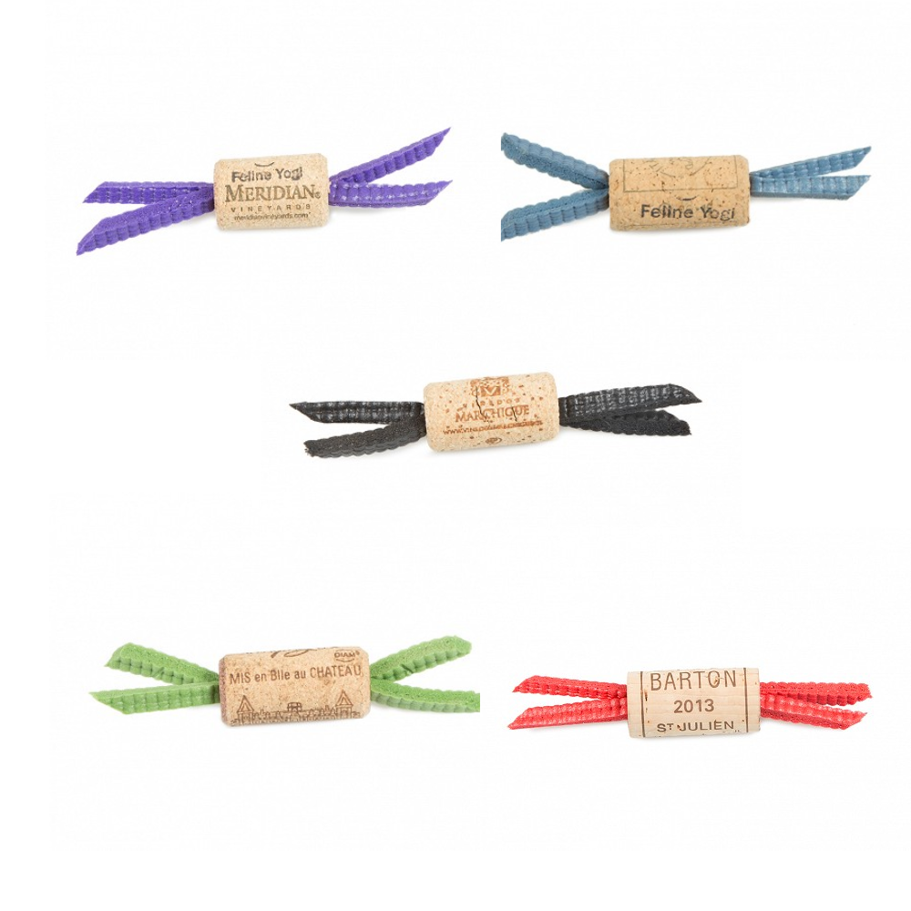 Feline Yogi Cork Cat Toy