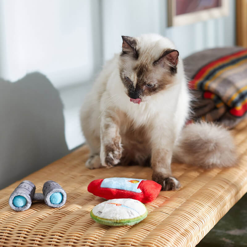 Fabcat Happy Camper Catnip Toys