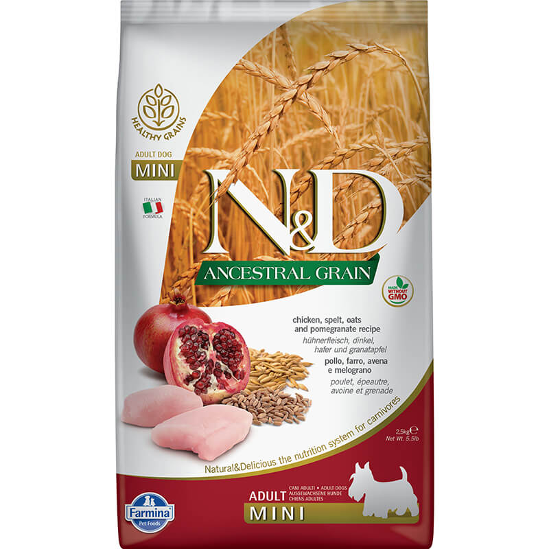 Farmina N&D Ancestral Grain Chicken & Pomegranate Adult