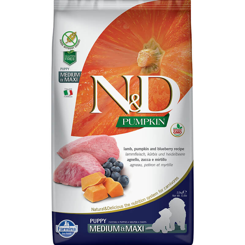 Farmina N&D Pumpkin Lamb & Blueberry PUPPY