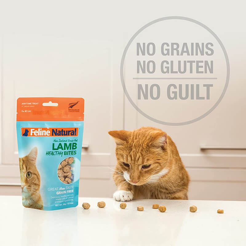 Feline Natural Healthy Bites New Zealand Grass-Fed Lamb