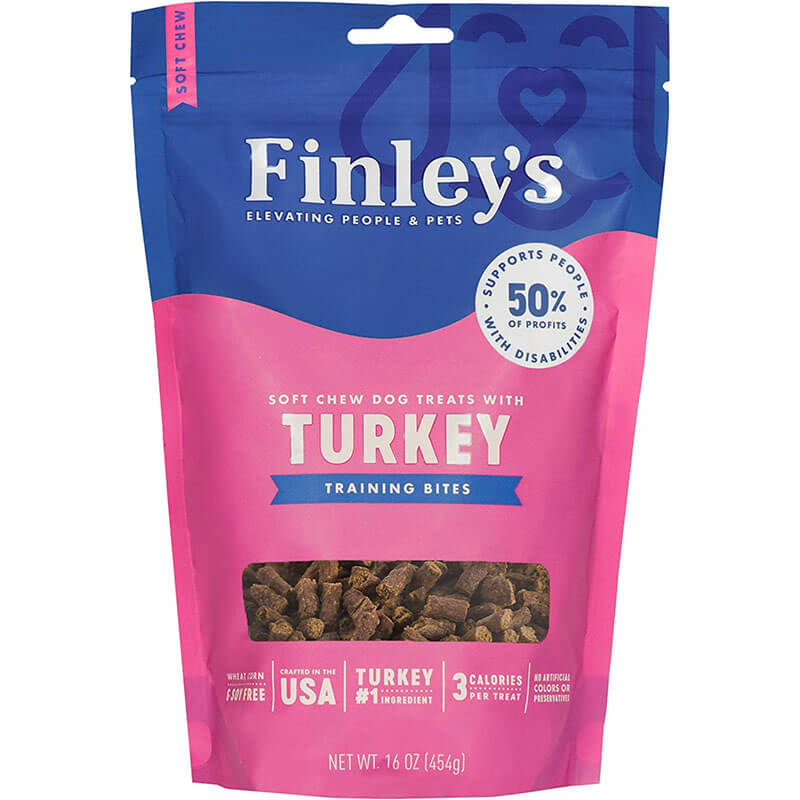 Finley's Soft Chew Training Bites Turkey