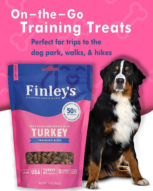 Finley's Soft Chew Training Bites Turkey