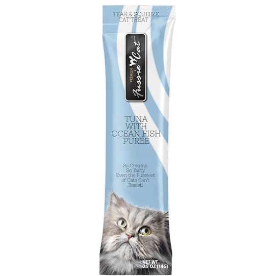 Fussie Cat Tuna & Ocean Fish Puree Lickable Treat