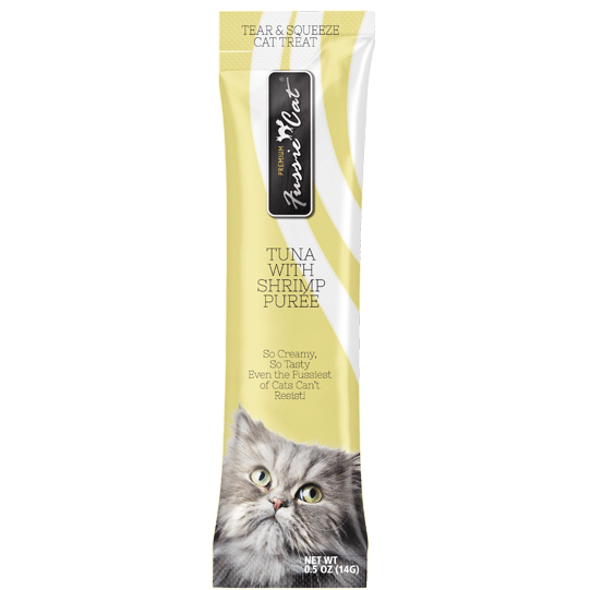 Fussie Cat Tuna & Shrimp Puree Lickable Treat