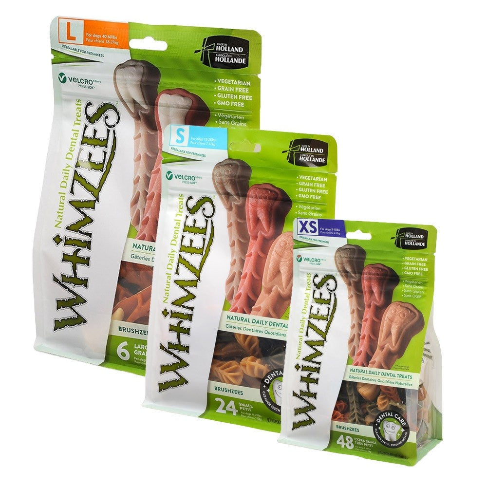 Whimzees Brusheez 12.7oz Pack