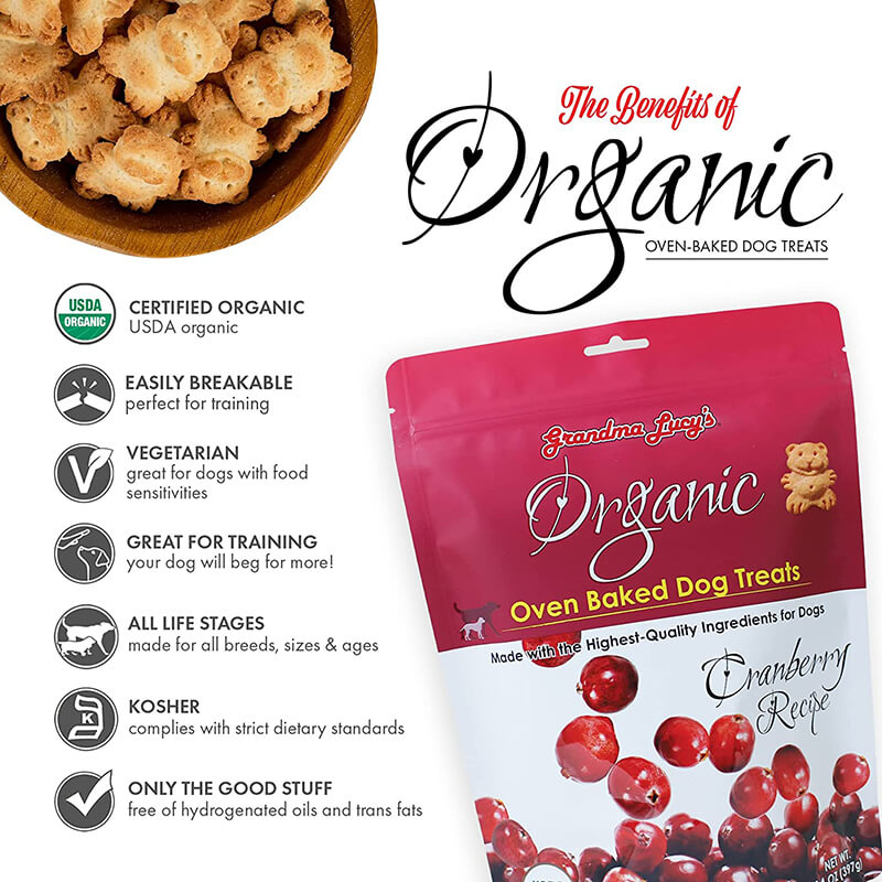 Grandma Lucys Organic Baked Cranberry Treats 14oz