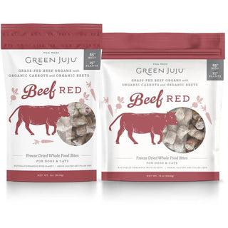 Green Juju Beef Red Bites