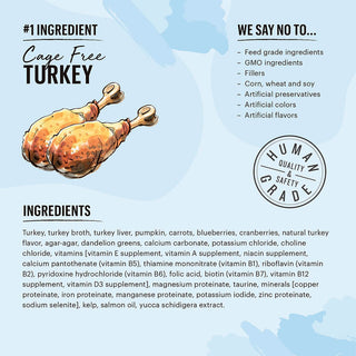 Honest Kitchen CÂTÉ Grain-Free Turkey Pate